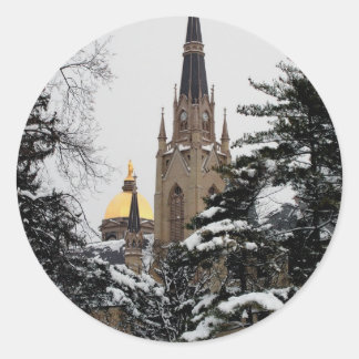 Sticker Rond Basilique de la Neige