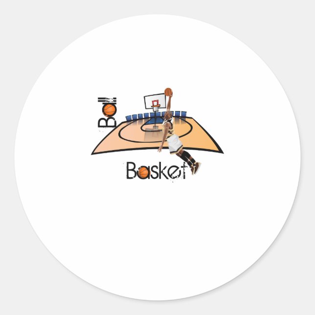 Sticker Rond Basket (Devant)