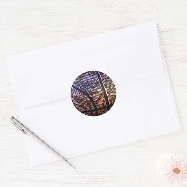 Sticker Rond Basket (Enveloppe)