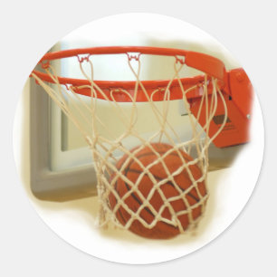Sticker Rond Basket