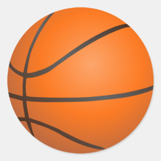 Sticker Rond Basket