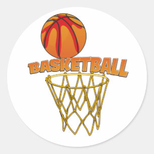 Sticker Rond Basket