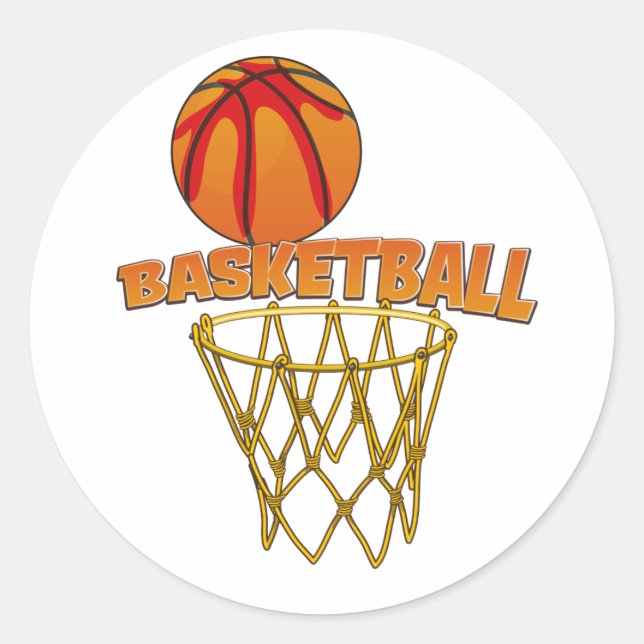 Sticker Rond Basket (Devant)