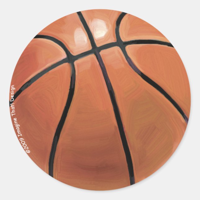 Sticker Rond Basket (Devant)