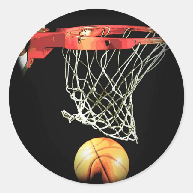Sticker Rond Basket (Devant)