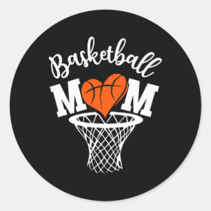 Sticker Rond Basket-ball