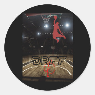 Sticker Rond Basket-ball 23