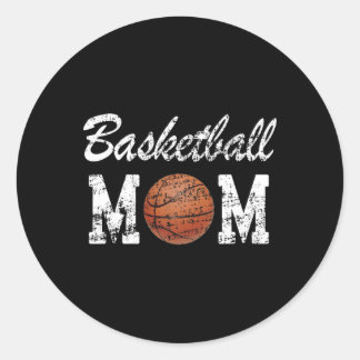Sticker Rond Basket-ball Maman Mignonne Novelité Perdue