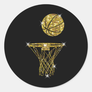 Sticker Rond Basket Exquis