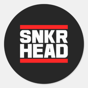 Sticker Rond Basket Head Sole Collecteur Basket Junkie Snkr He