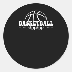 Sticker Rond Basket Mama Basket Maman