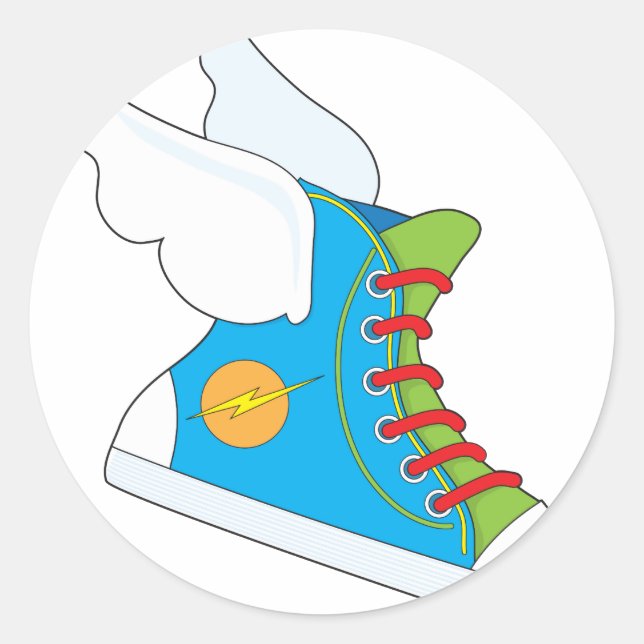 Sticker Rond Basket volant (Devant)