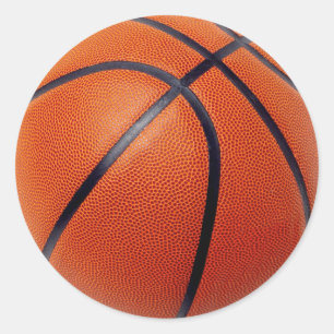 STICKER ROND BASKETBALL