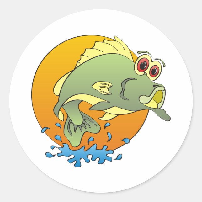 Sticker Rond Basse de dessin (Devant)