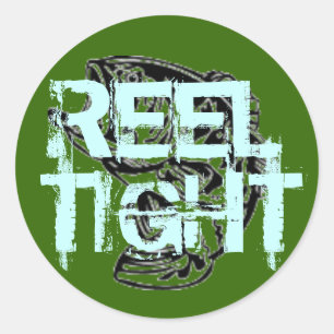 STICKER ROND BASSFISH2, BOBINE, FORTEMENT