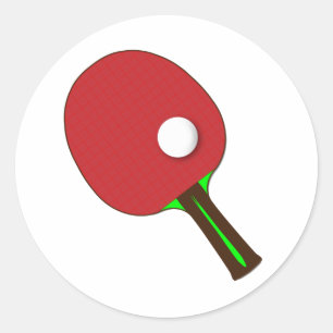 Sticker Rond Bat de tennis table