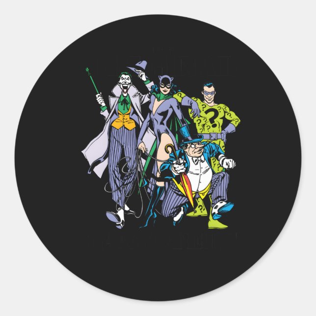 Sticker Rond Bat Original Gangsters (Devant)