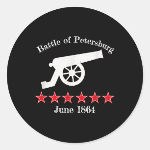 Sticker Rond Bataille De Pétersbourg Batailles Civiles Guerre C