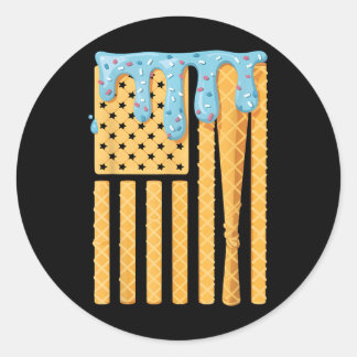 Sticker Rond Bateaux à goutte de baseball Garçons Driving Ice C