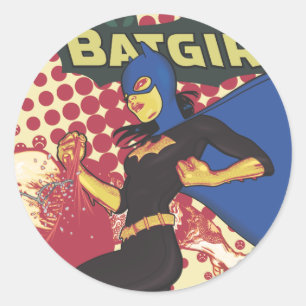 Sticker Rond Batgirl