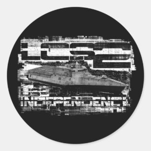 Sticker Rond Bâtiment de combat Littoral Indépendance