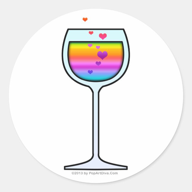 STICKER ROND BÂTIMENTS EN VERRE VIN (Devant)