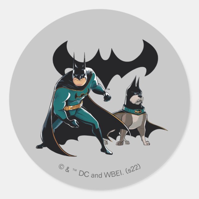 Sticker Rond Batman & Ace (Devant)