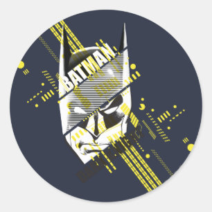 Sticker Rond Batman Dark Knight Futuristic