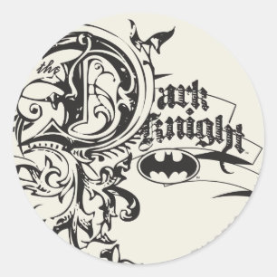Sticker Rond Batman Dark Knight   Logo d'organisation