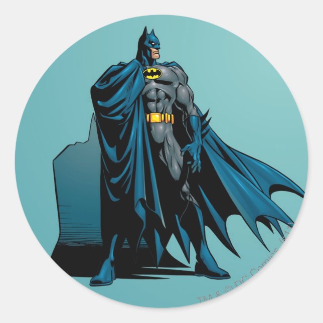 Sticker Rond Batman Knight FX - 12B (Devant)