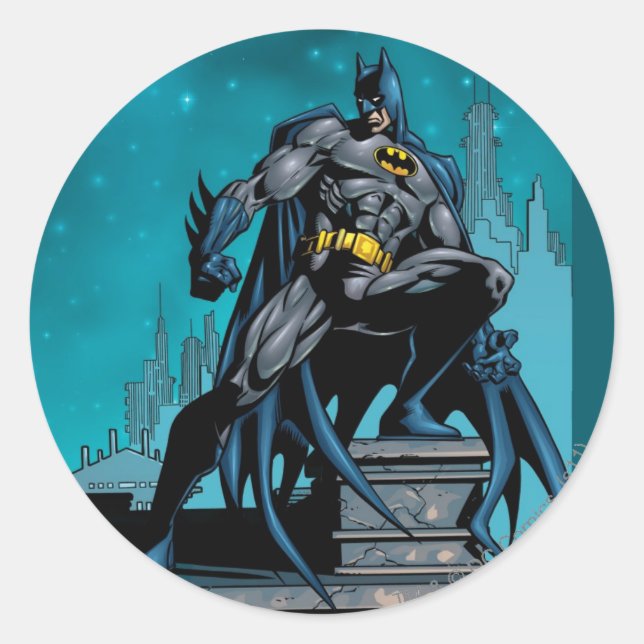 Sticker Rond Batman Knight FX - 19 (Devant)