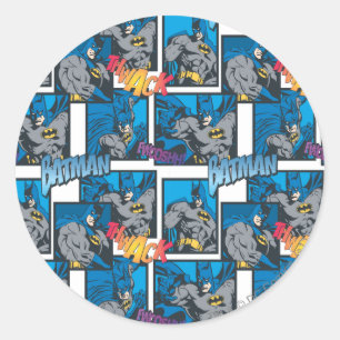 Sticker Rond Batman Knight FX - 30A Thwack/motif Fwooshh