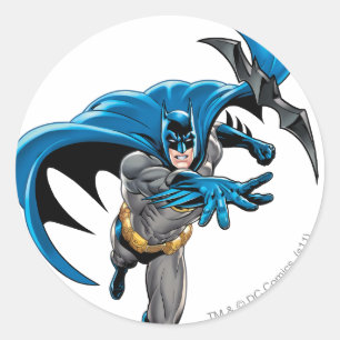 Sticker Rond Batman lance batarang