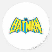 Batman | Logo Vintage bleu jaune