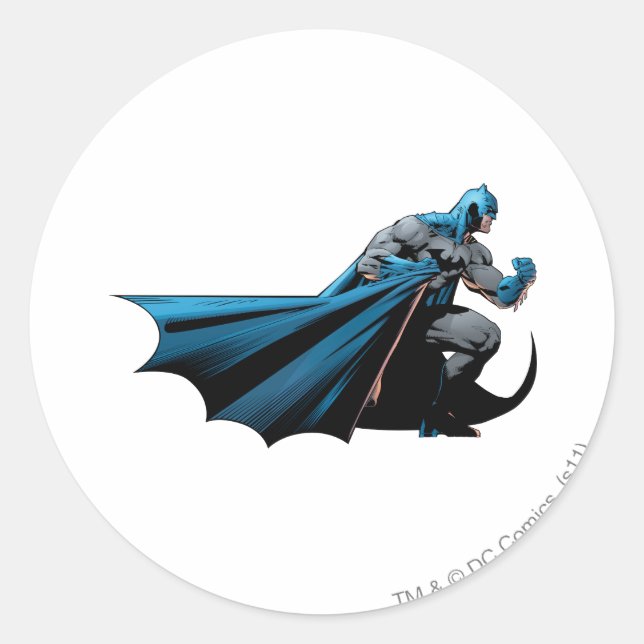 Sticker Rond Batman look fort right (Devant)