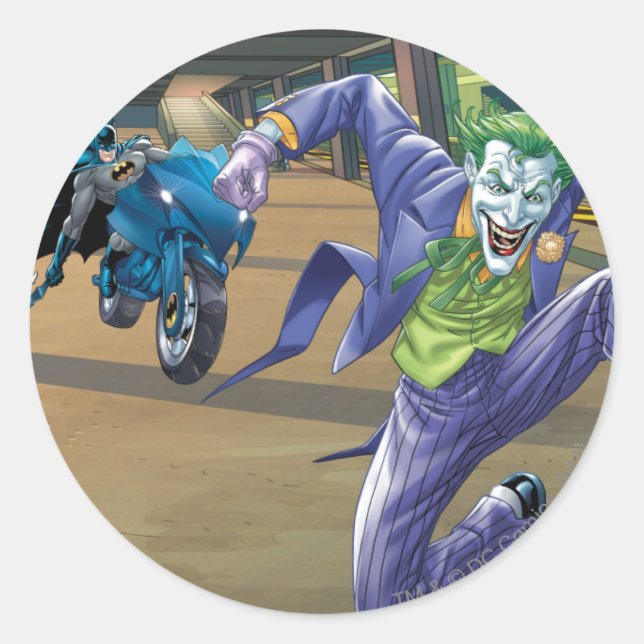 Sticker Rond Batman Rogue Rage - 3 (Devant)