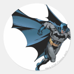 Sticker Rond Batman runs with gusto
