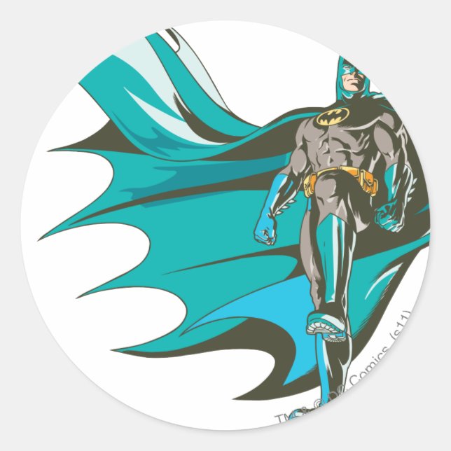 Sticker Rond Batman Standing (Devant)