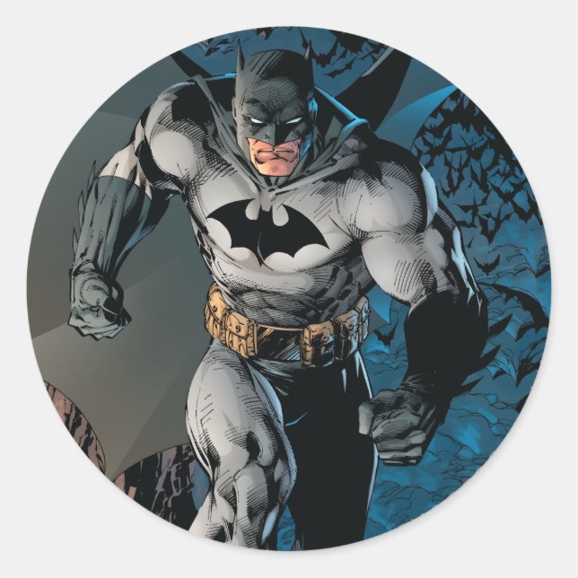 Sticker Rond Batman Stride (Devant)