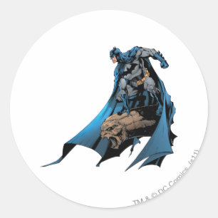 Sticker Rond Batman sur la gargouille
