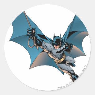 Sticker Rond Batman swing  into action