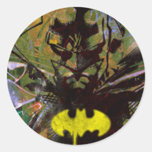 Sticker Rond Batman Urban Hip
