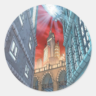 Sticker Rond Batman Urban Legends - BG 3 - Gotham City