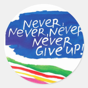 Sticker Rond bâton arc-en-ciel