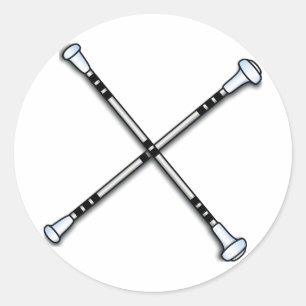 Sticker Rond Baton/Twirling
