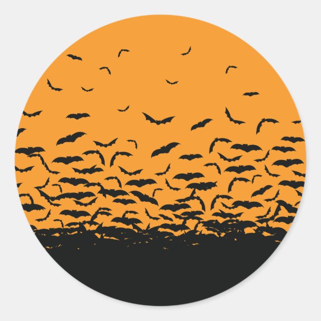 Sticker Rond Bats (Devant)