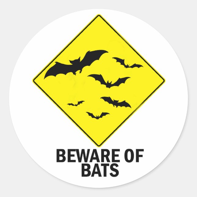 Sticker Rond Bats (Devant)