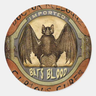 Sticker Rond Bats sang