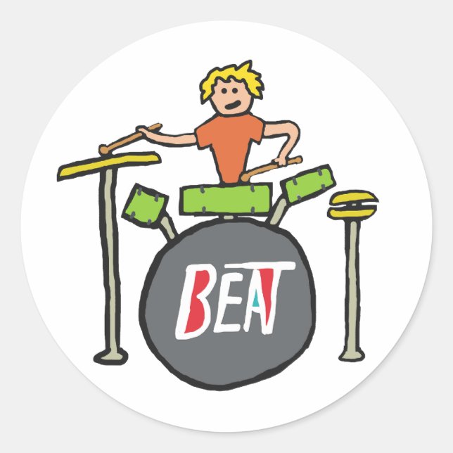 Sticker Rond Batterie (Devant)