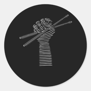 Sticker Rond Batterie Batterie Batterie Batterie Batterie